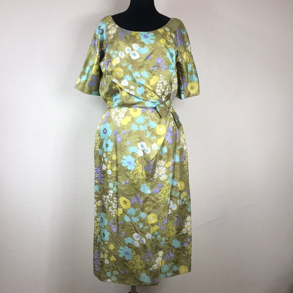 Vintage Murray Schneider Dress Co San Francisco Size 20 Women Floral Dress